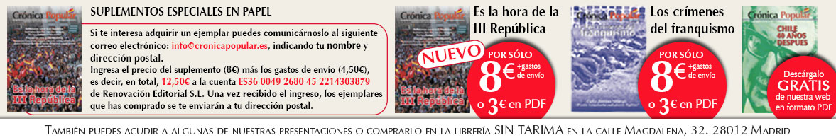 Suplementos en papel de Crónica Popular